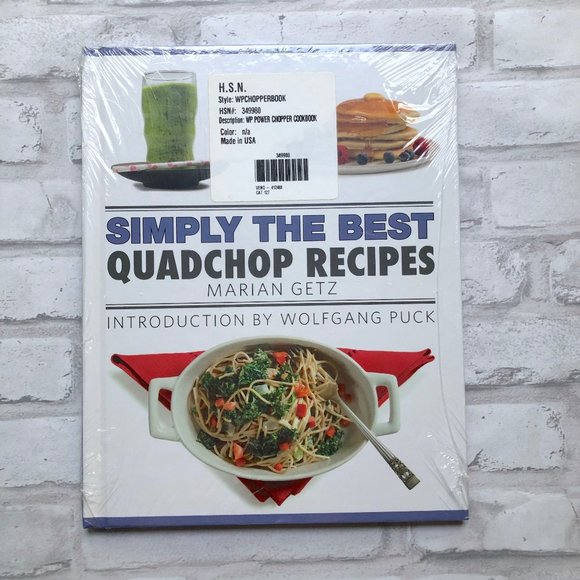WOLFGANG PUCK | Simply the Best QuadChop Recipes Cookbook - Picture 1 of 3